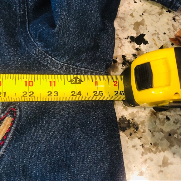 Keren Hart Embroidered floral Jean Jacket XXL - Picture 5 of 8